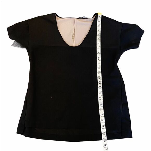 COLLECTIVE CONCEPTS Black&Tan Light Weight Top S - Picture 6 of 8